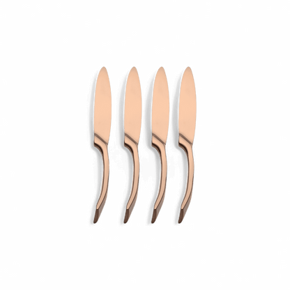Couteaux d'argenterie Forma Or rose