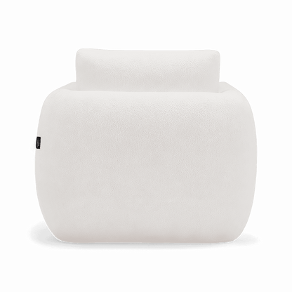 Fauteuil Gabriele Blanc Boucle