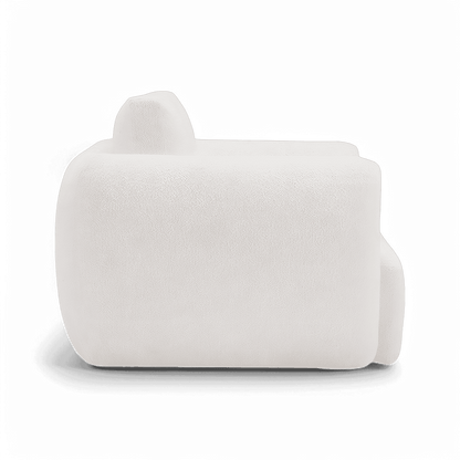 Fauteuil Gabriele Blanc Boucle