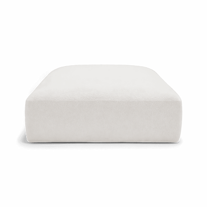 Gabriele Ottoman Blanc Boucle