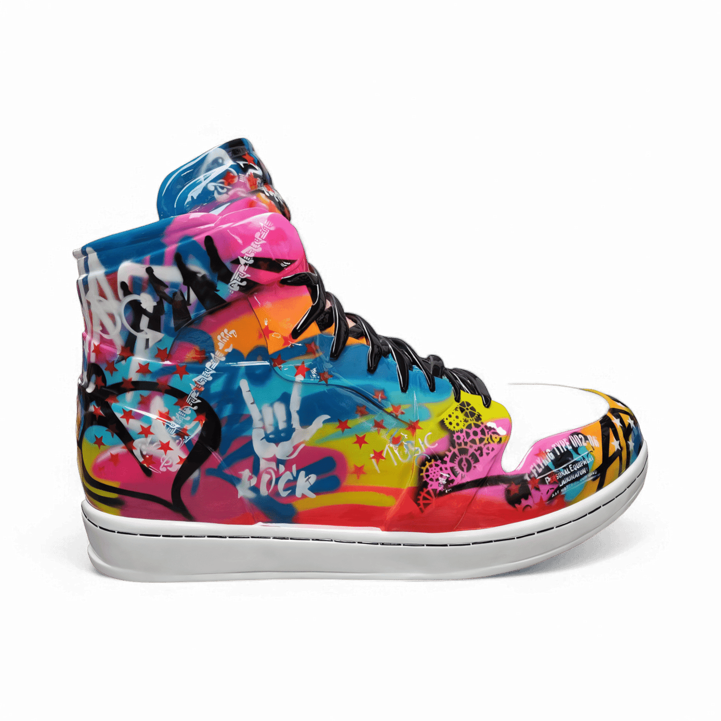 Sculpture graffiti en Jordanie