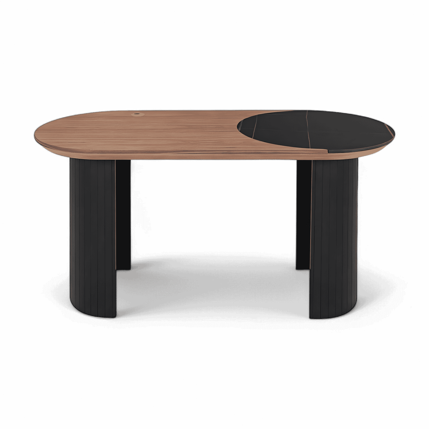 Bureau Jude en noyer et noir