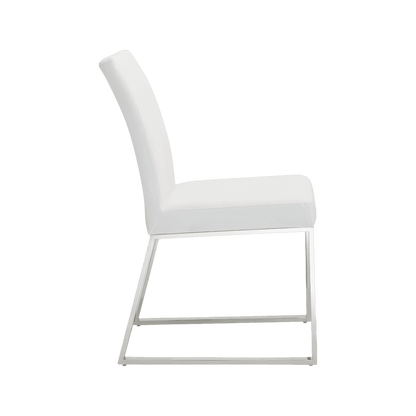 Chaise de salle à manger Leandro blanche