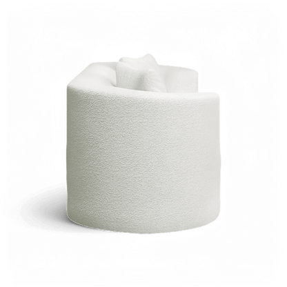 Canapé 3 places Elora Blanc Boucle