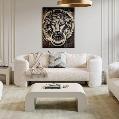 Canapé 3 places Elora Blanc Boucle