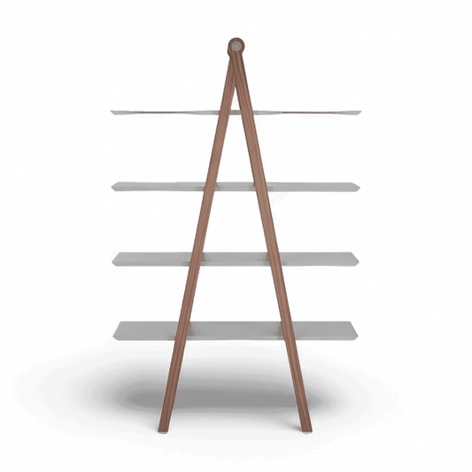 Bibliothèque Logan Noyer et Gris