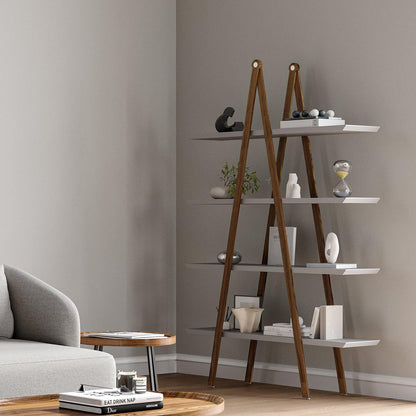 Bibliothèque Logan Noyer et Gris