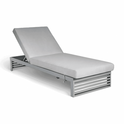 Chaise longue d'extérieur Mallorca grise