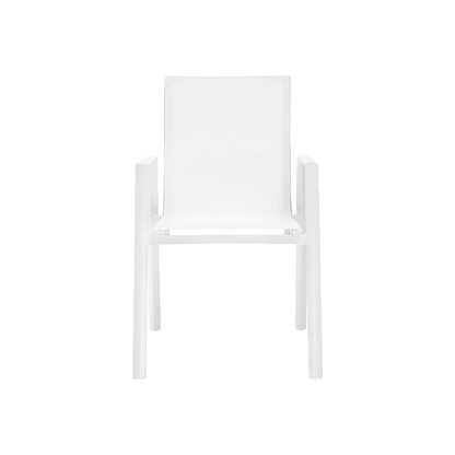 Ensemble de salle à manger d'extérieur Malta blanc