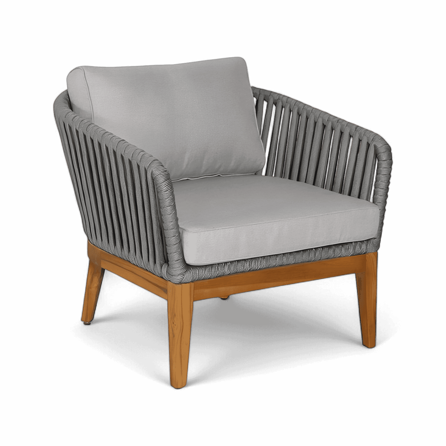 Fauteuil d'extérieur Maui gris clair