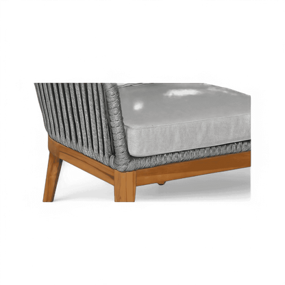 Fauteuil d'extérieur Maui gris clair