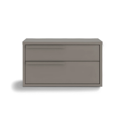 Table de chevet Monarch grise gauche