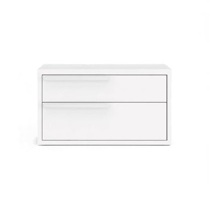 Table de chevet Monarch blanche à gauche