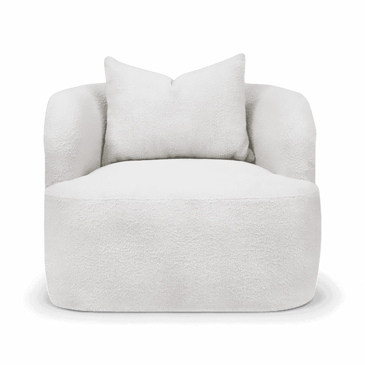 Fauteuil Naomi Blanc Boucle