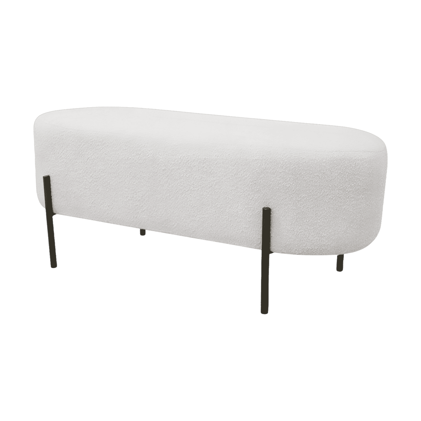 Banc Naomi Blanc Boucle