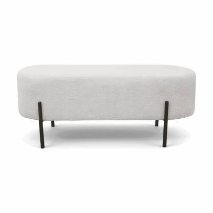 Banc Naomi Blanc Boucle