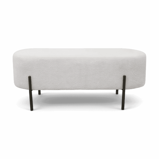 Banc Naomi Blanc Boucle