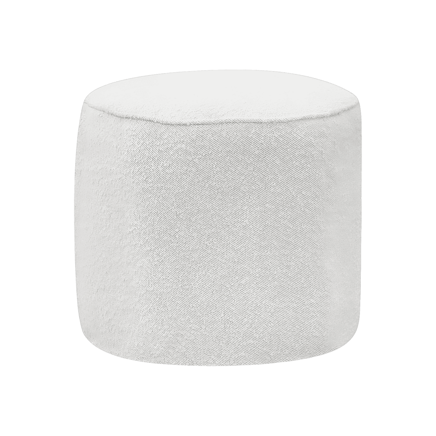Elora Ottoman Blanc Boucle