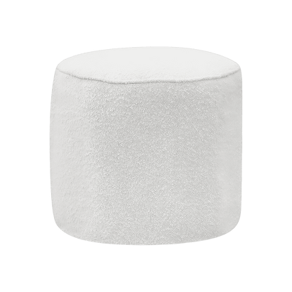 Elora Ottoman Blanc Boucle