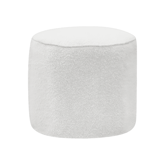 Elora Ottoman Blanc Boucle