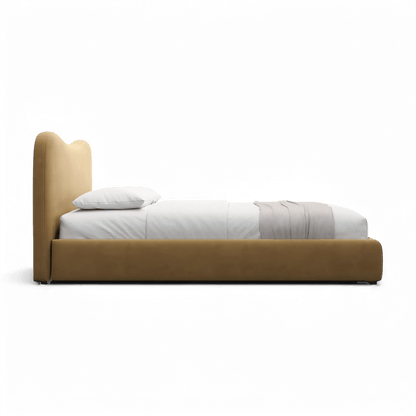 Lit Nido en velours camel