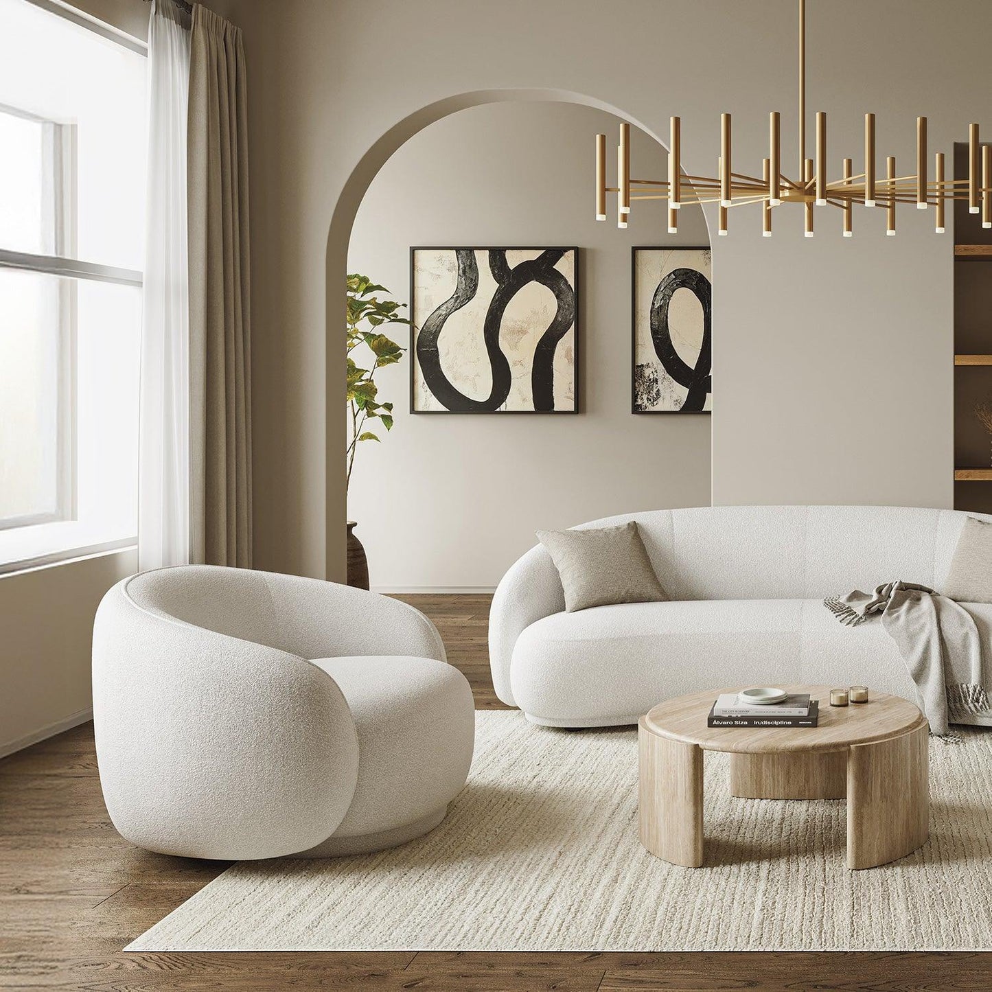 Fauteuil Nido blanc | Édition limitée Modani x Kobi Karp