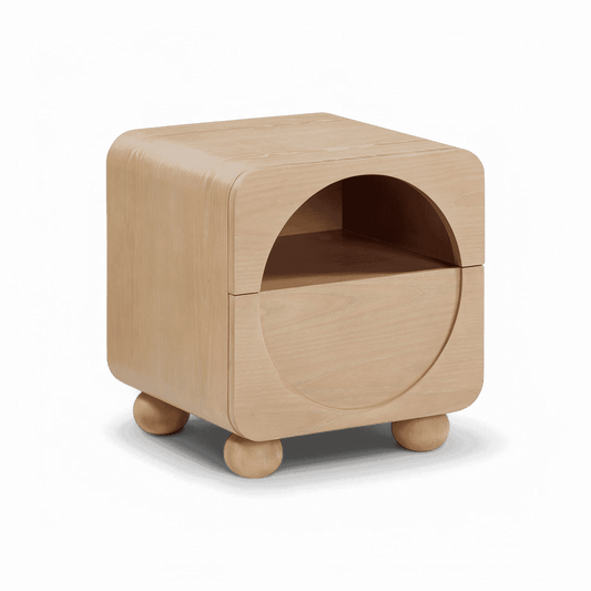 Table de chevet Serenity en frêne naturel