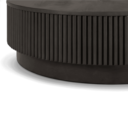 Table basse Oxford en bois noir