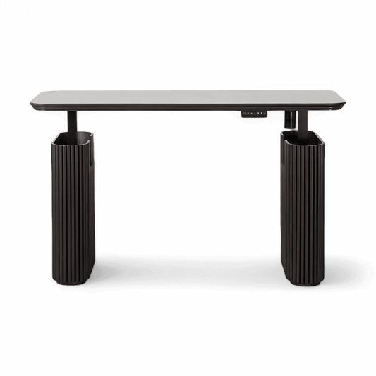 Bureau Oxford en bois noir