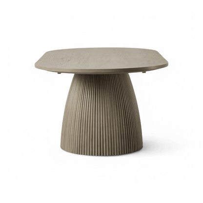 Table à manger rectangulaire Oxford en chêne grège