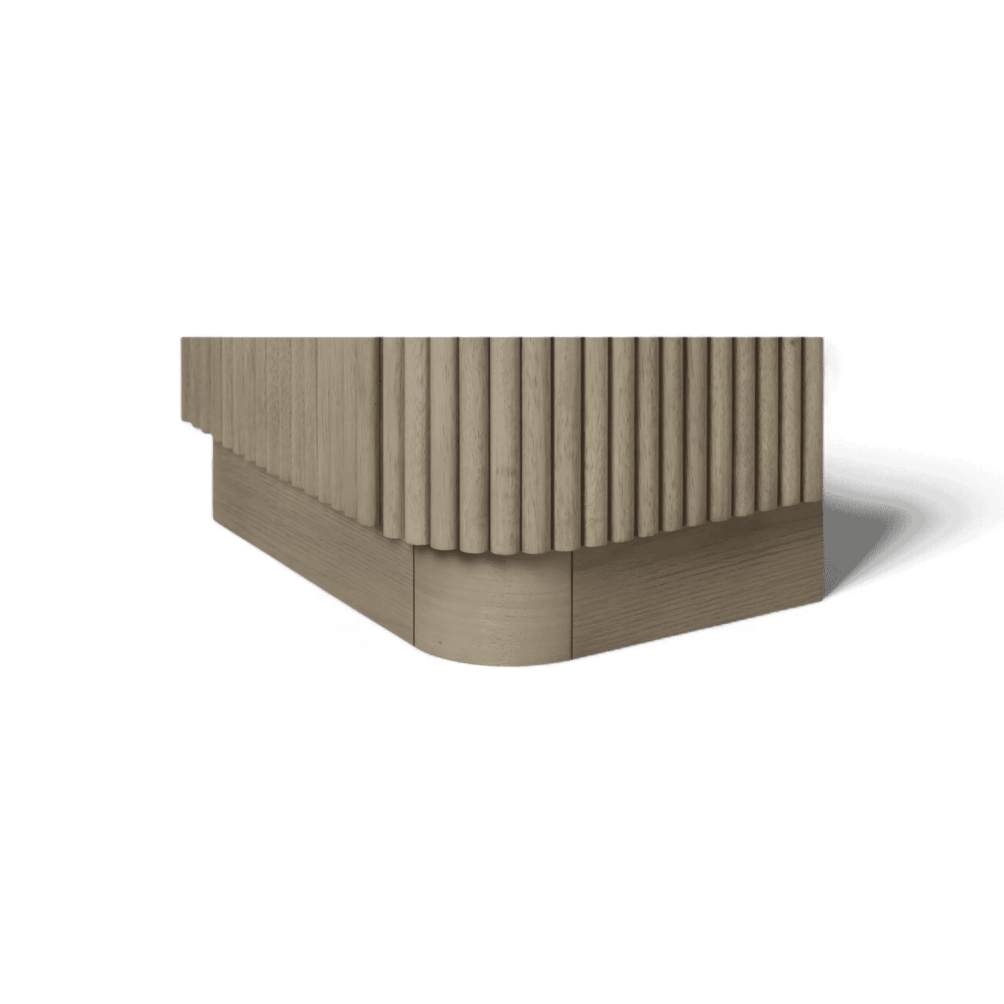 Table de chevet Oxford en chêne grège