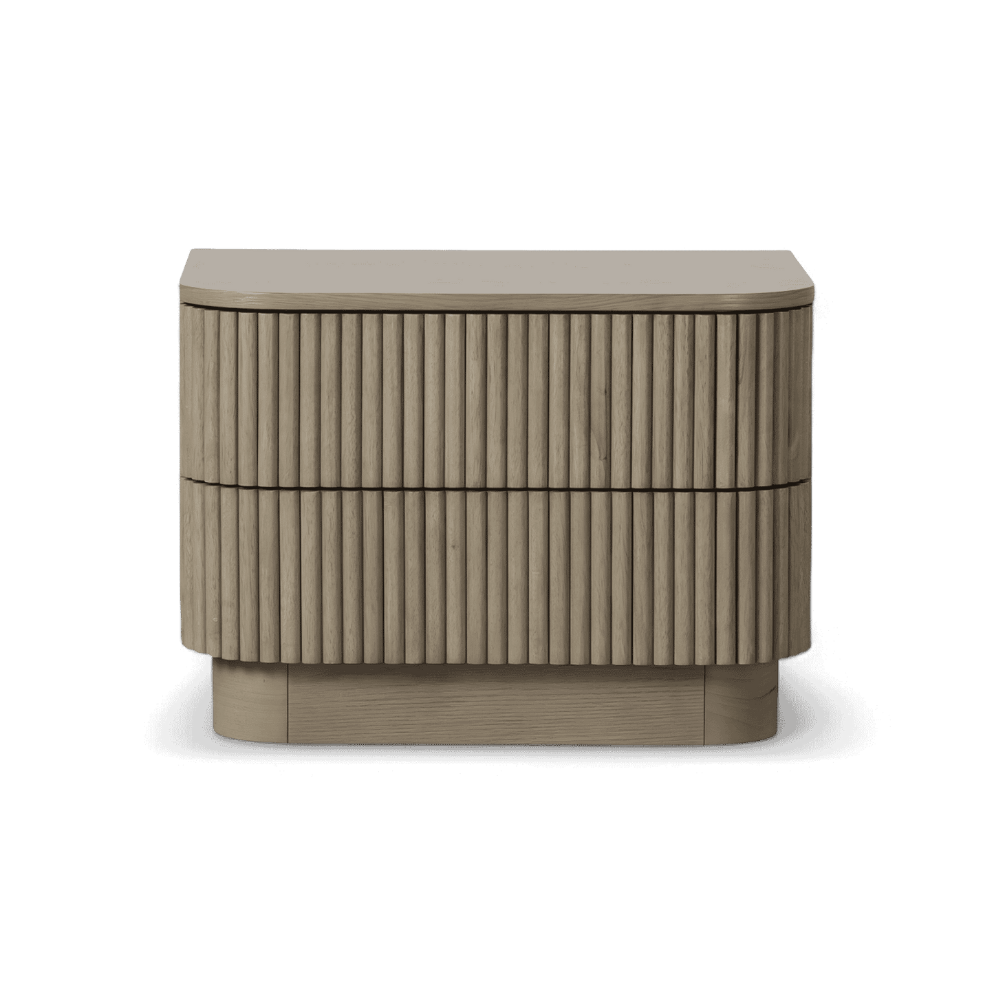 Table de chevet Oxford en chêne grège