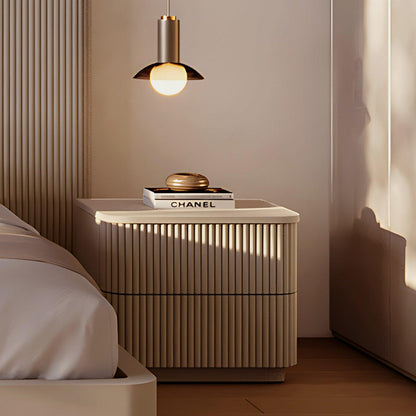 Table de chevet Oxford Albâtre