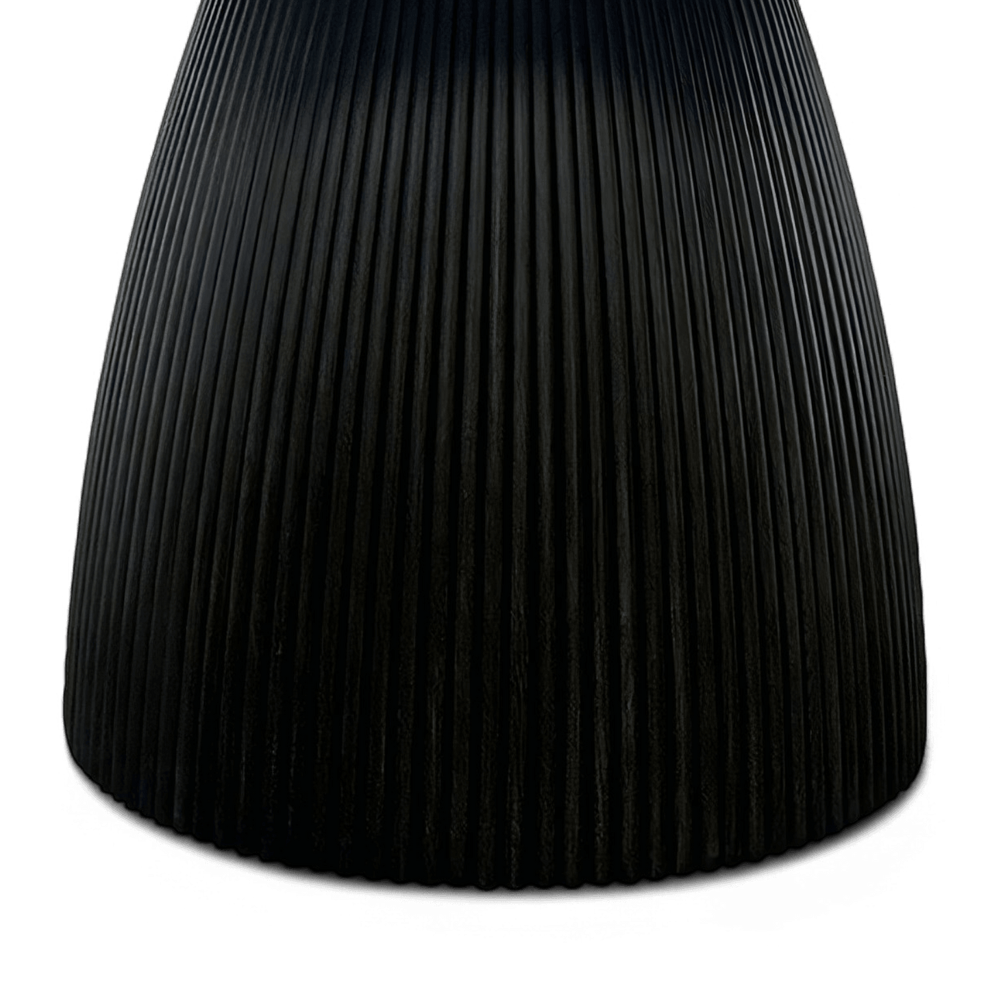 Table à manger ronde Oxford en bois noir