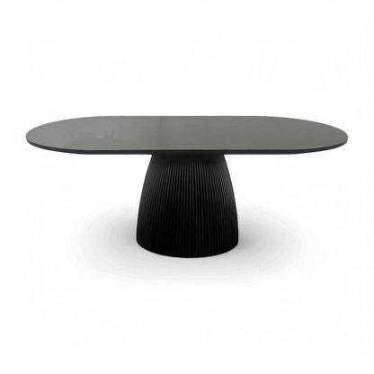 Table à manger rectangulaire Oxford en bois noir