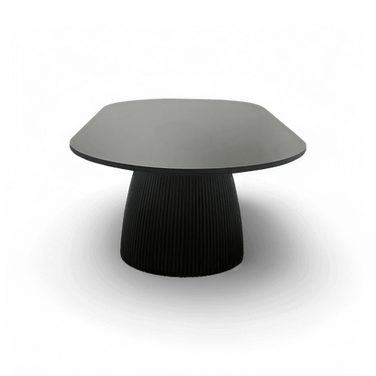 Table à manger rectangulaire Oxford en bois noir