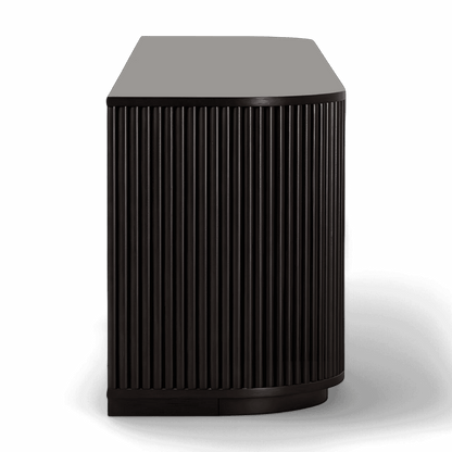 Meuble TV Oxford en bois noir