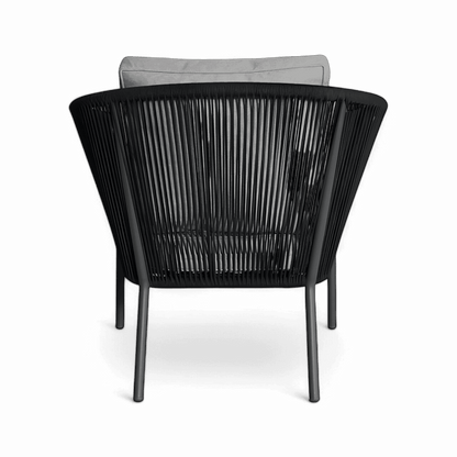 Fauteuil d'extérieur Paia gris foncé