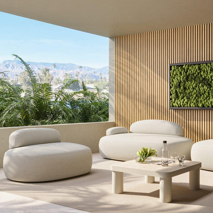 Chaise longue d'intérieur/extérieur Pebble