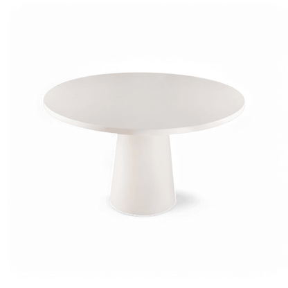 Table à manger Sable en microciment albâtre