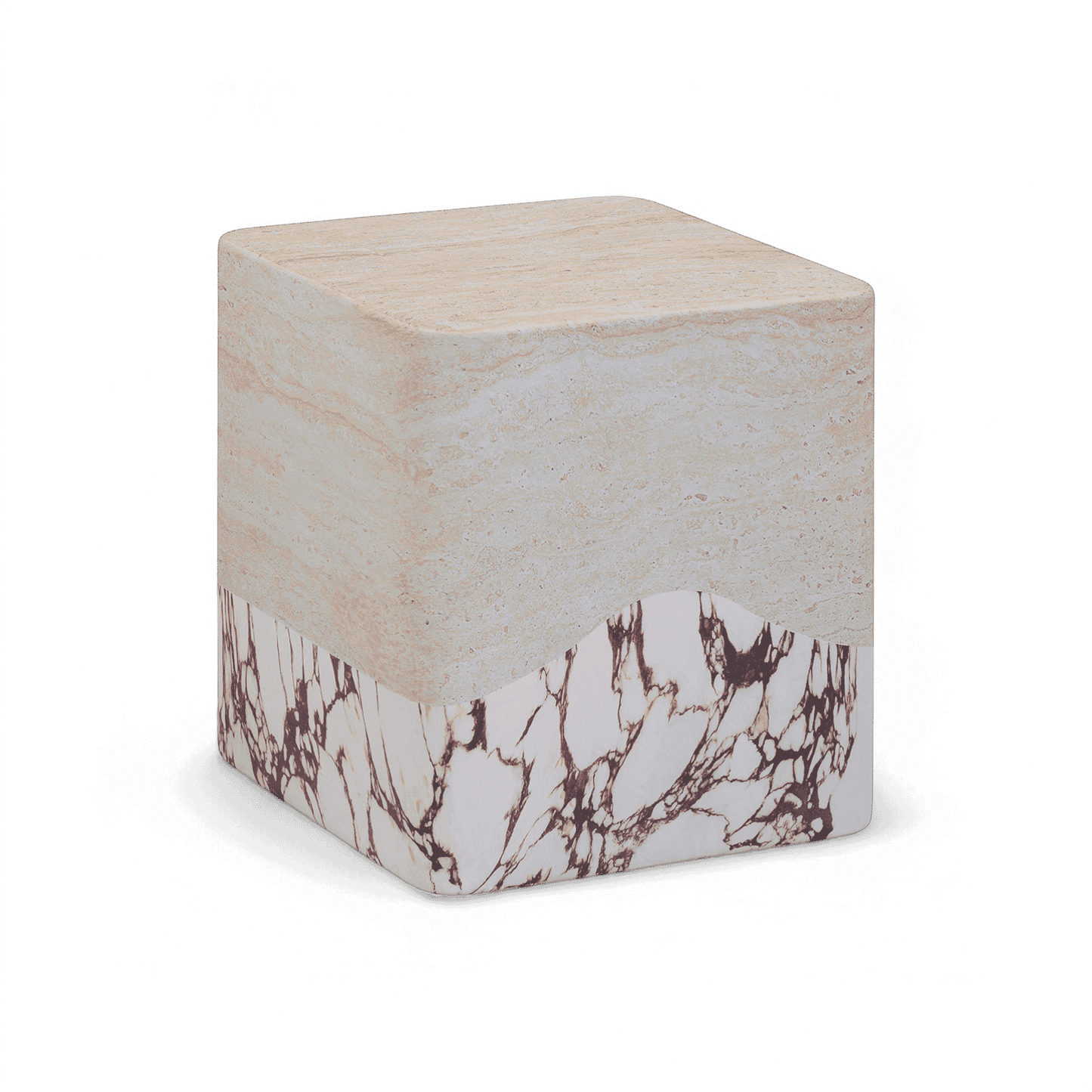 Table d'appoint intérieure/extérieure en microciment Regalia