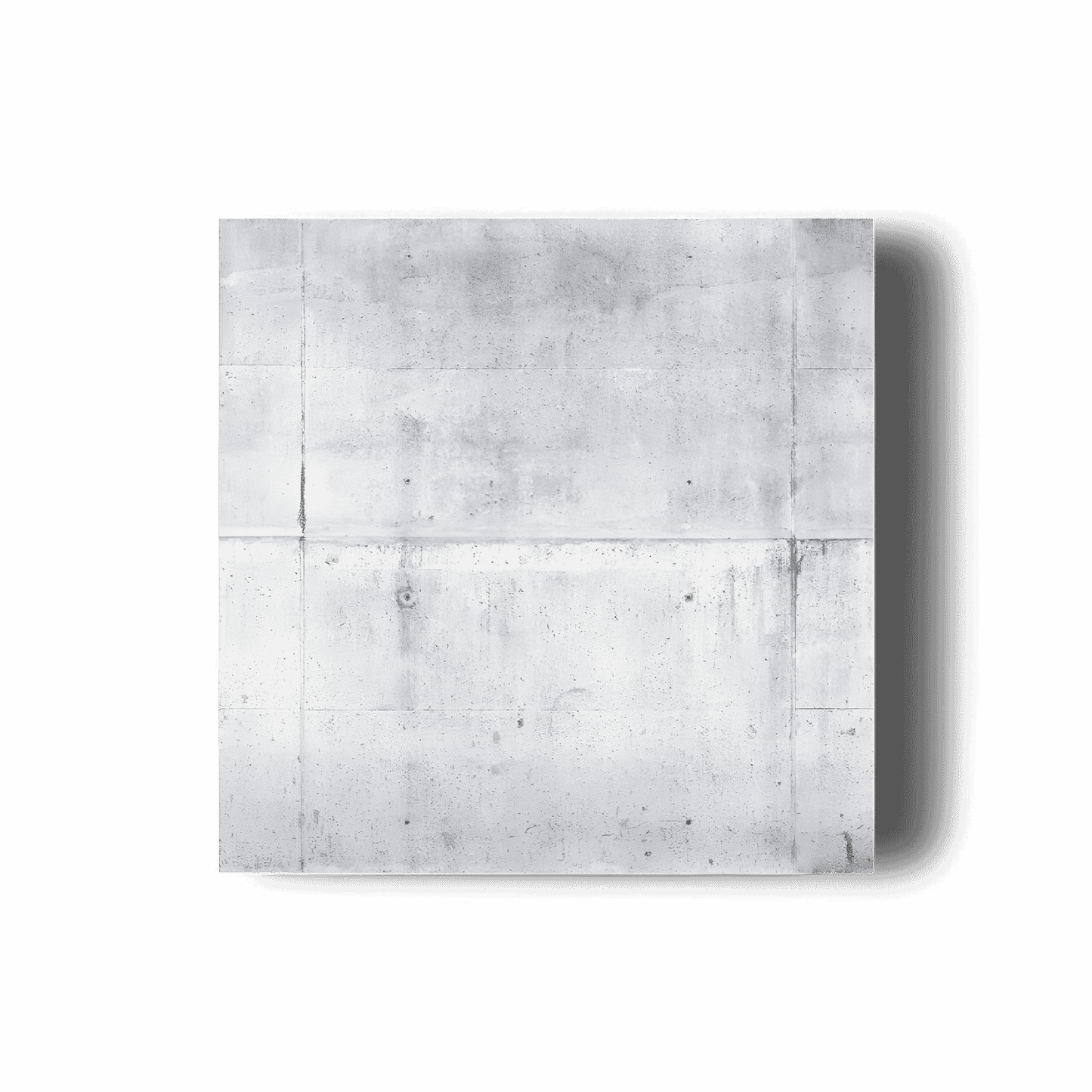 Insert de set de table Couture carré en béton