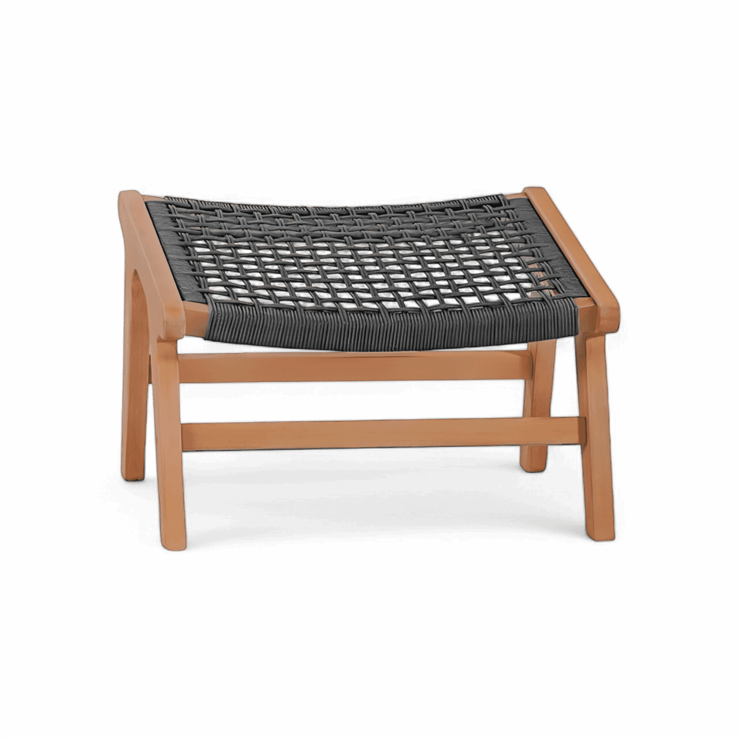 Pouf d'extérieur Tahiti gris foncé