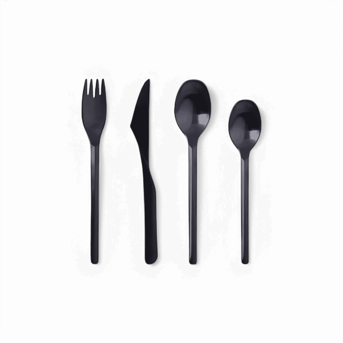 Ensemble d'argenterie noir Tivoli