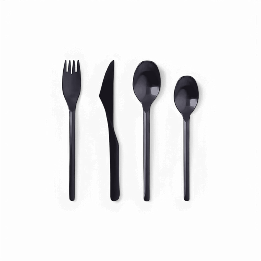 Ensemble d'argenterie noir Tivoli