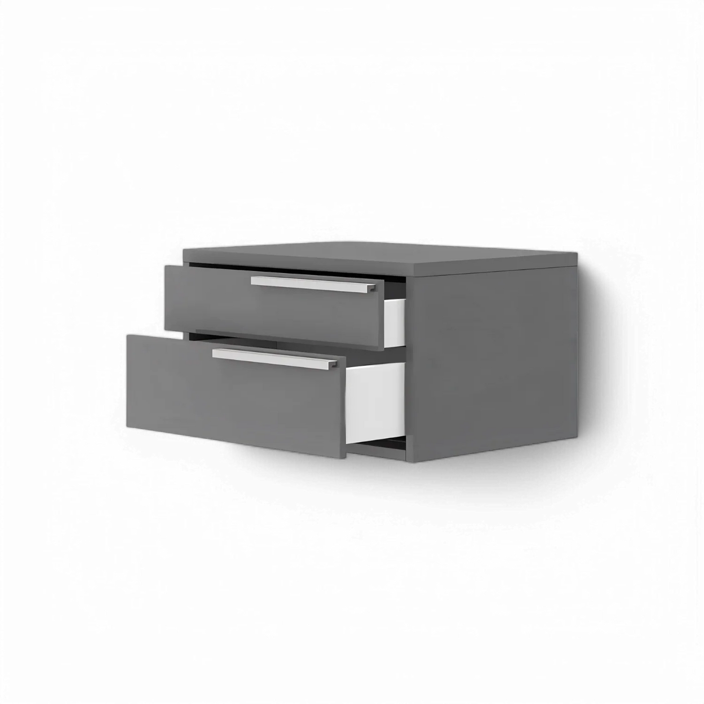 Table de chevet Veneto grise gauche