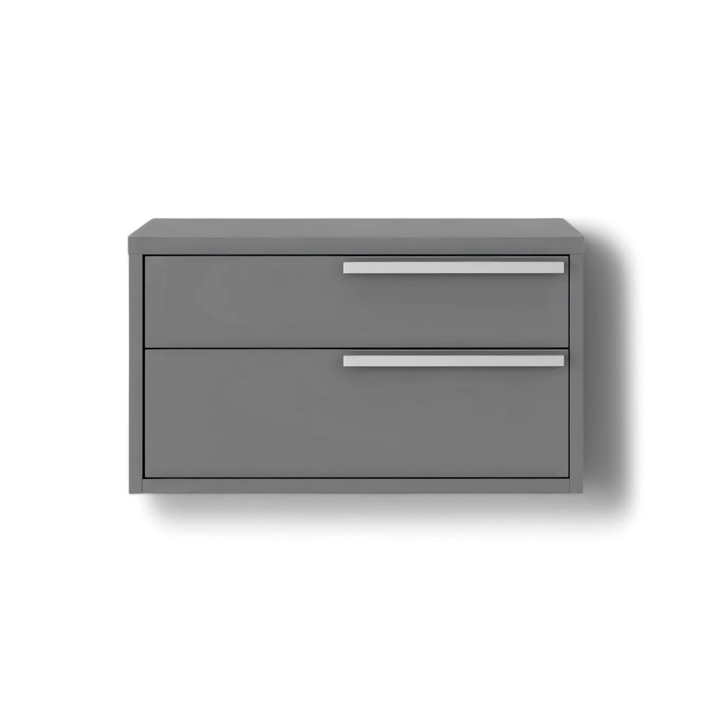 Table de chevet Veneto grise gauche