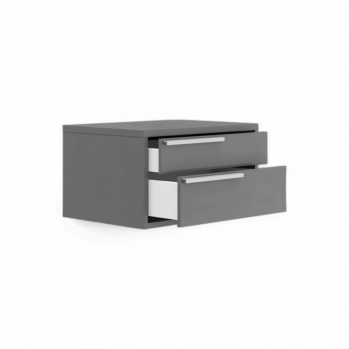 Table de chevet Veneto grise droite