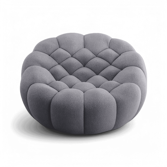 Fauteuil lounge Warby gris