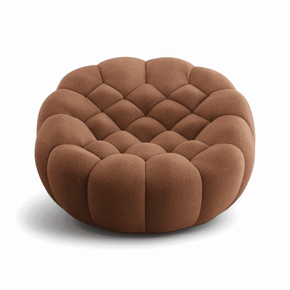 Fauteuil Warby en terre cuite